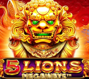 Δωρεάν παιχνίδι στον slot 5 Lions (Pragmatic Play)